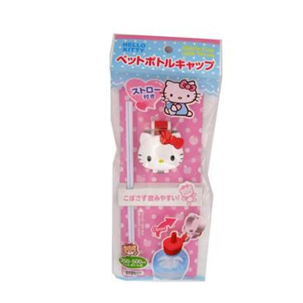 ペットボトルキャップ キティ ストロー付 - 100均 通販 ダイソーネット