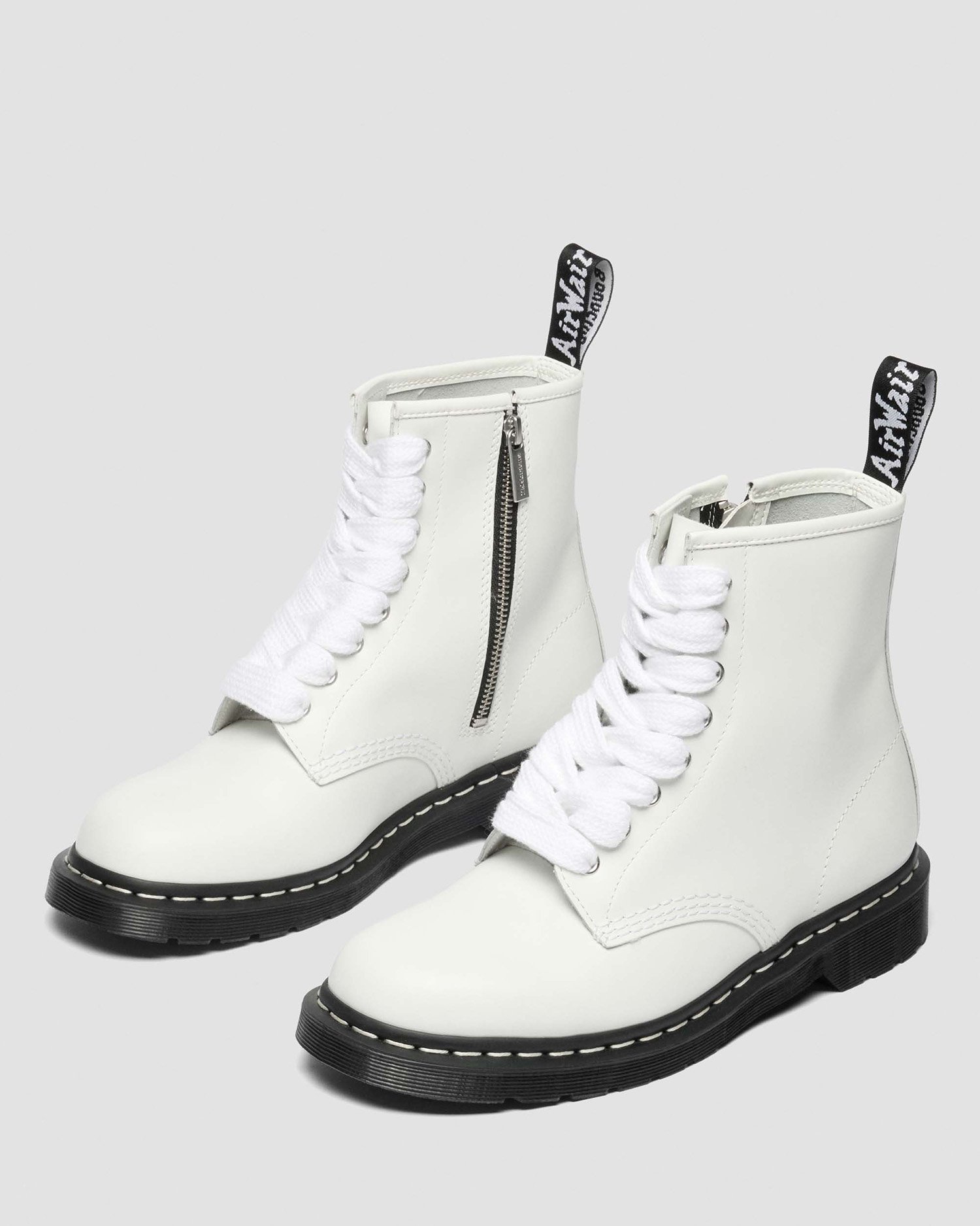 日本限定】1460 ZIP ホワイトステッチ 8 ホール ブーツ