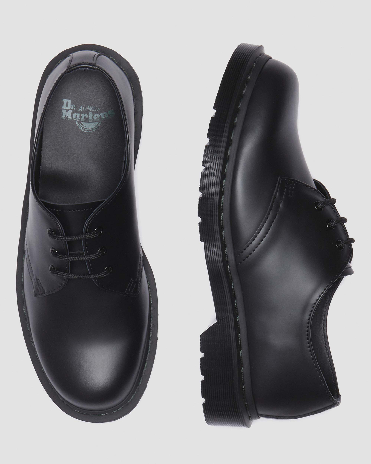 1461 ダークグリーンステッチ 3 ホール シューズ