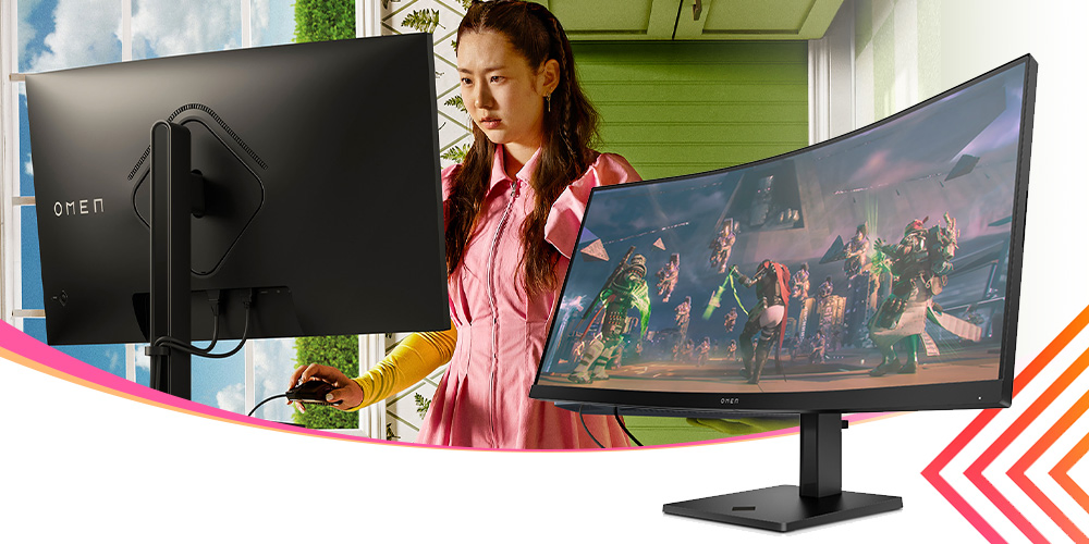 OMEN 34c 165Hz WQHDカーブド ゲーミングディスプレイ | 日本HP