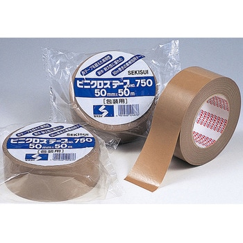 N50X03 ビニクロステープ No.750 セキスイ 幅50mm長さ25m 1巻 - 【通販
