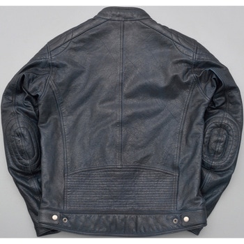 23853 DL-006 バイク用 レザー 春秋冬カフェライダースジャケット