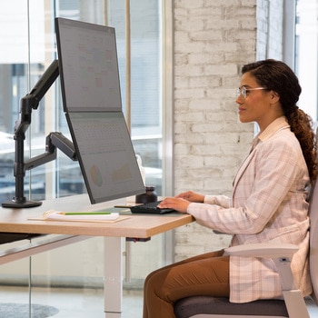 45-492-224 エルゴトロン LX デュアル モニターアーム 縦/横型 2画面