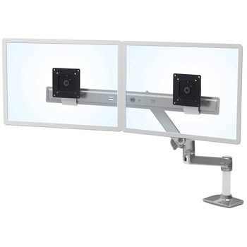 45-489-026 エルゴトロン LX デュアル ダイレクト モニターアーム 横型