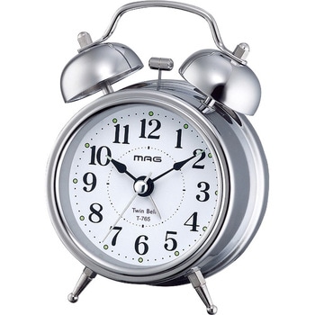 T-765 S-Z ベル音目覚まし時計 ベルズミニDX MAG(ノア精密) アナログ