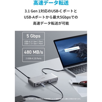 A83955A1-70 Anker 563 USB-C ドッキングステーション (10-in-1) Anker