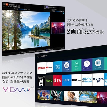43U7F 4K チューナー内蔵 液晶テレビ 1台 Hisense(ハイセンス) 【通販