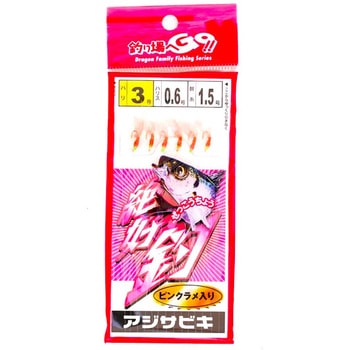 7号 サビキ ピンクスキン マルシン漁具 全長175cm - 【通販モノタロウ】