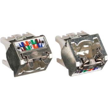 CJSUDCAPIW-X カテゴリ6 上下45度シールドアングル モジュラージャック