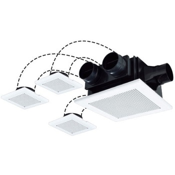 VD-18ZFFLC13 天井埋込形換気扇 4部屋用低騒音形 1台 三菱電機 【通販