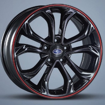 B3118VC100 スバル純正 アルミホイール 18インチ レッド 1本 1個