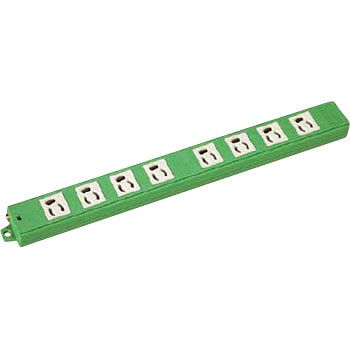 ハーネスプラグ付OAタップ 8口 抜止 3m TERADA(寺田電機製作所) 3P電源