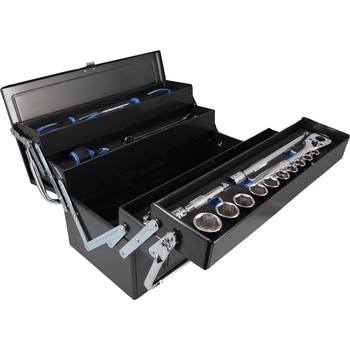 54007 メカニックツールセット両開き トレイ付 12．7SQ 1セット SIGNET