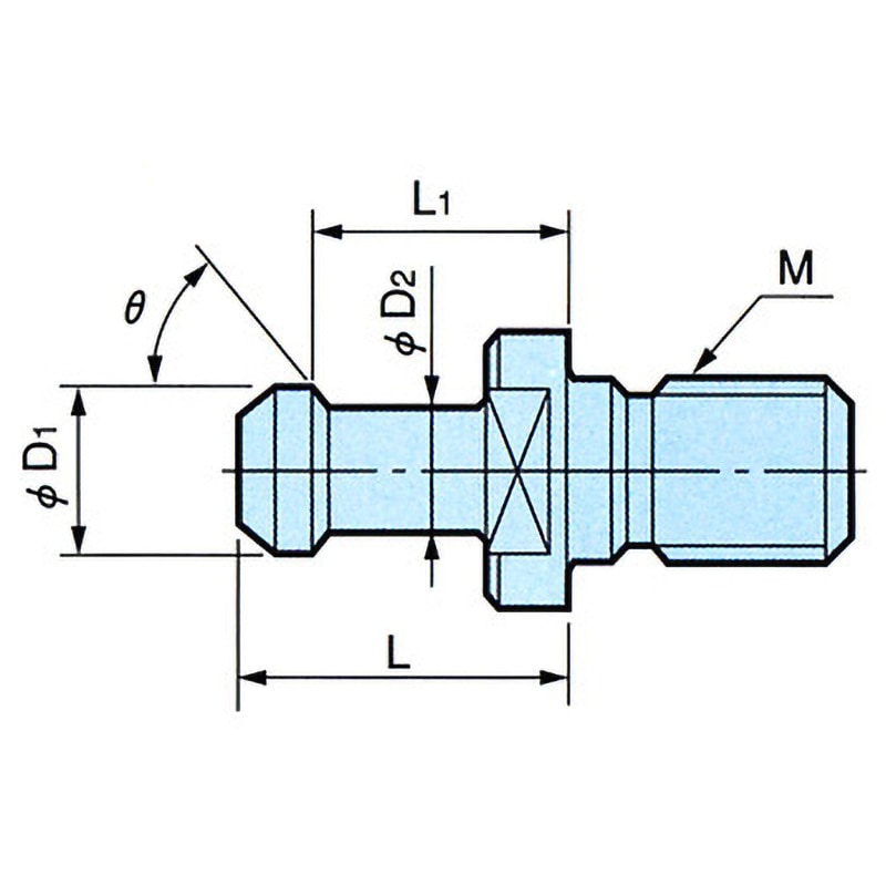 P50T-1 プルスタッドボルト 1個 BIG DAISHOWA 【通販モノタロウ】