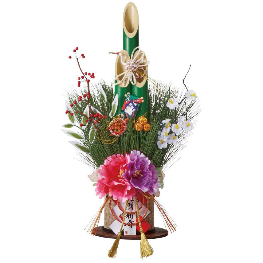 8724-146 正月装飾 牡丹竹門松 1台 ストア・エキスプレス 【通販