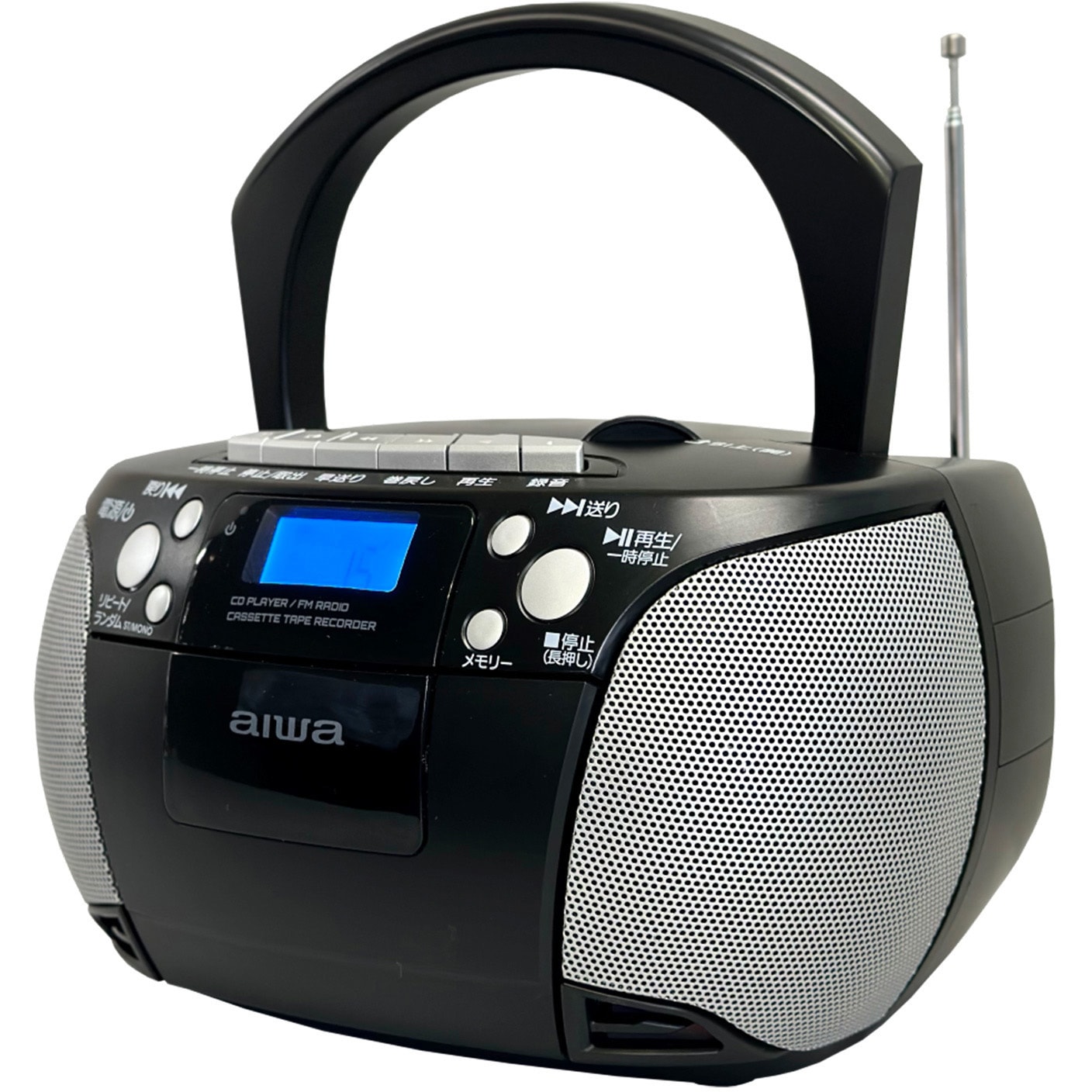 GAA4-CRC0001(BK) aiwa CDラジカセ CD/FMラジオ/カセットテープ 1台