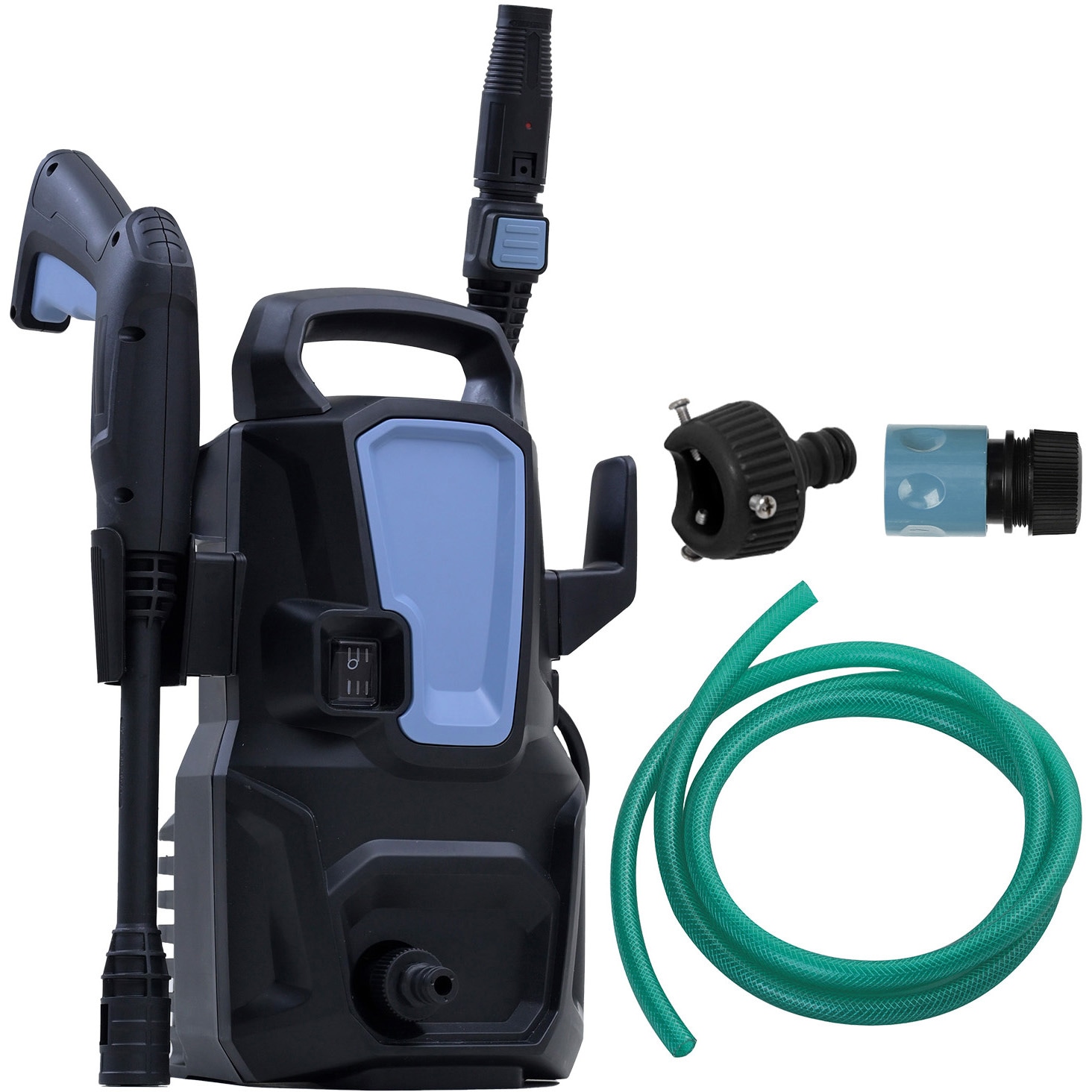 ZHPA-129(BG)+WSH500 高圧洗浄機 家庭用 洗車機 強力噴射 9MPa YAMAZEN