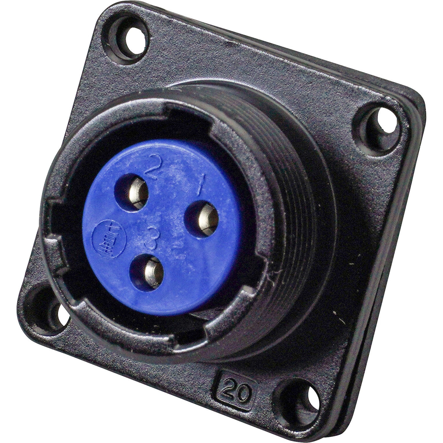 NJW-203-RF NJWシリーズ防水中型コネクタ パネル取付レセプタクル 七星