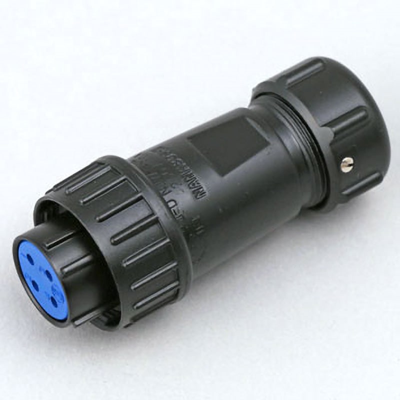 NJW-204-PF10 NJWシリーズ防水中型コネクタ ストレートプラグ 七星科学