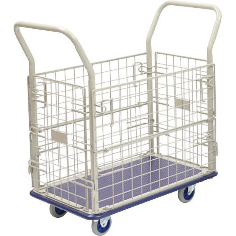 NHT-107-LH スチール台車(金網付) 金沢車輌 荷重150kg NHT-107-LH