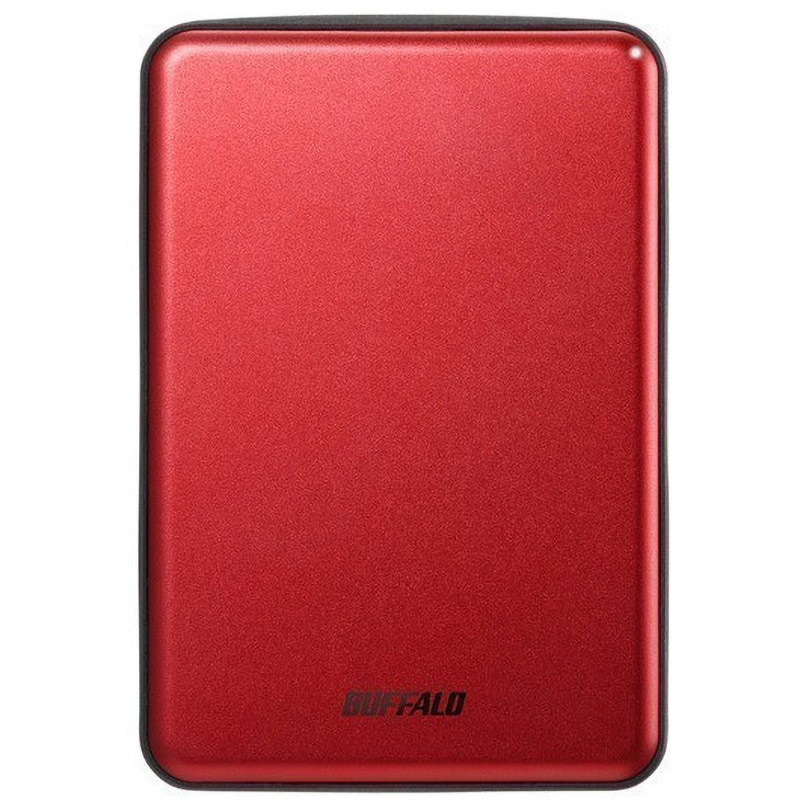 HD-PUS1.0U3-RDD USB3.1(Gen.1)対応 アルミ素材&薄型ポータブルHDD