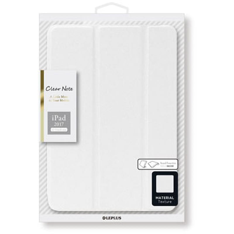 LP-IPP12LCWH iPad Pro 12.9インチ(第2世代)背面クリアフラップケース