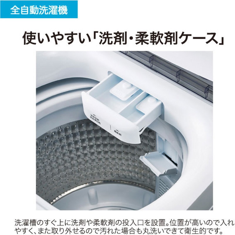 JW-U55B(W) 5.5kg全自動洗濯機 1台 Haier(ハイアール) 【通販モノタロウ】