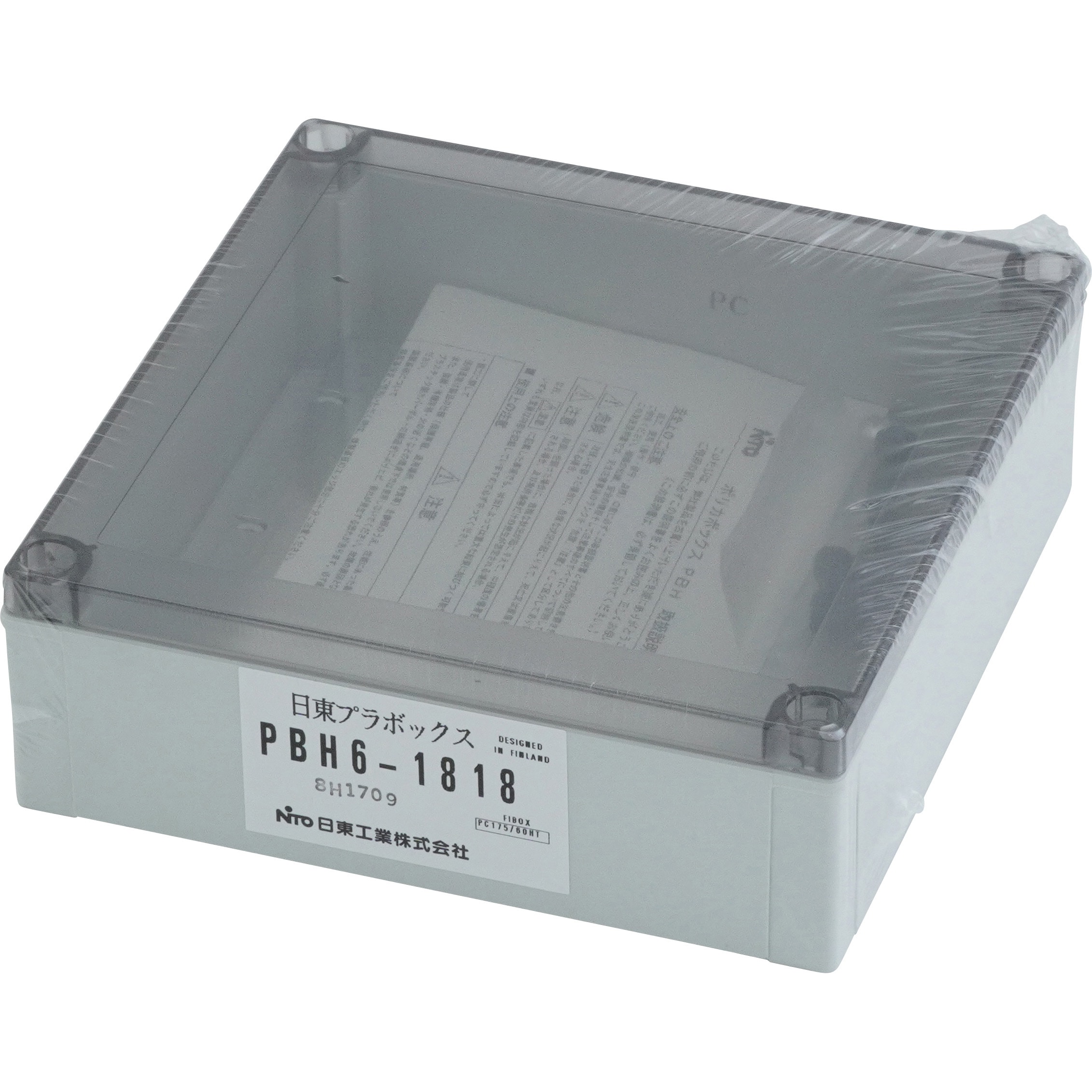 PBH6-1818 PBH ポリカボックス 日東工業 保護等級IP66 外形寸法(横×縦