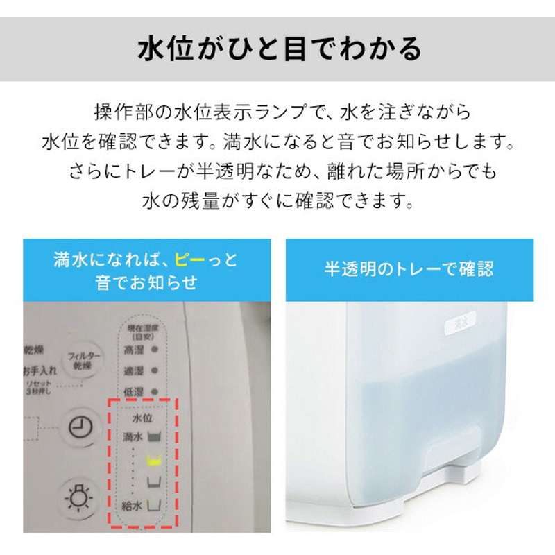 HV-S75-W 加湿器 ハイブリット式 プラズマクラスター 1台 シャープ