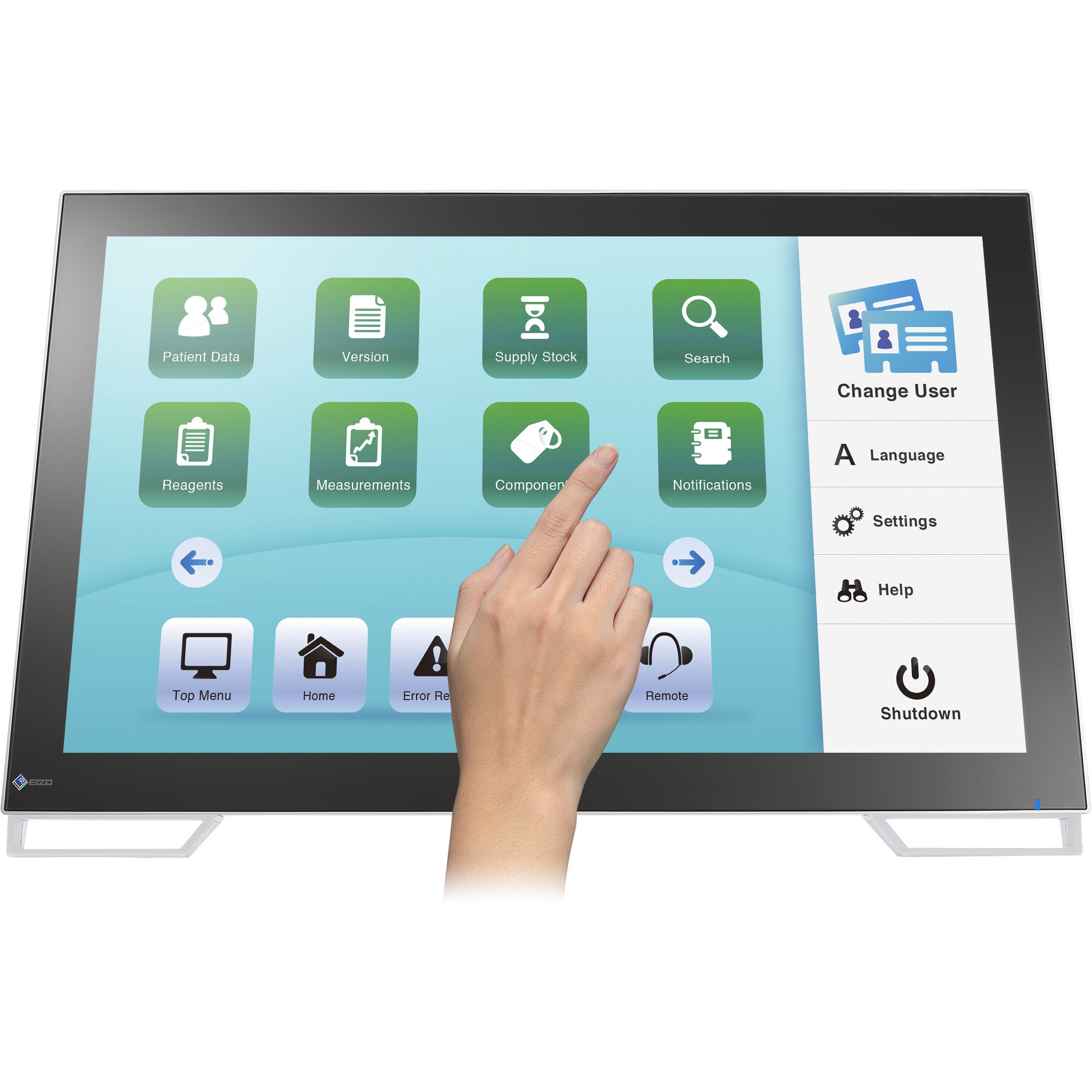 FDF2121WT-ABK 54．7cm(21．5)型タッチパネル装着カラー液晶モニター