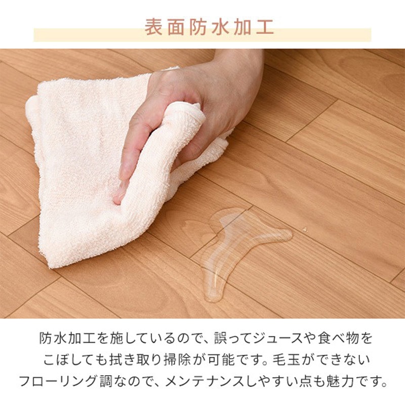 YZC-309FL(DBR) フローリング調ホットカーペット 1枚 YAMAZEN(山善