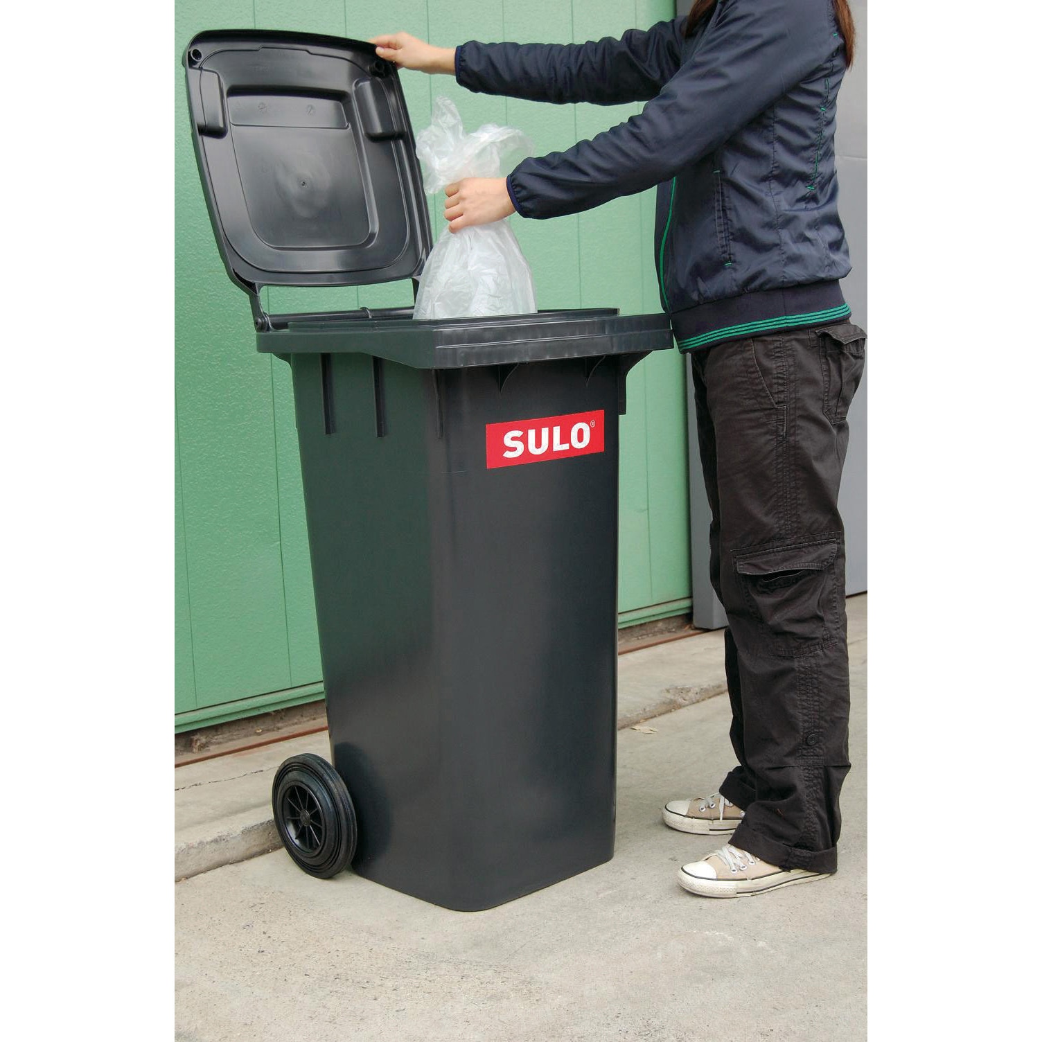 MGB120-GY SULO 大型ダストボックス 120L 1個 ソニックスクラバー