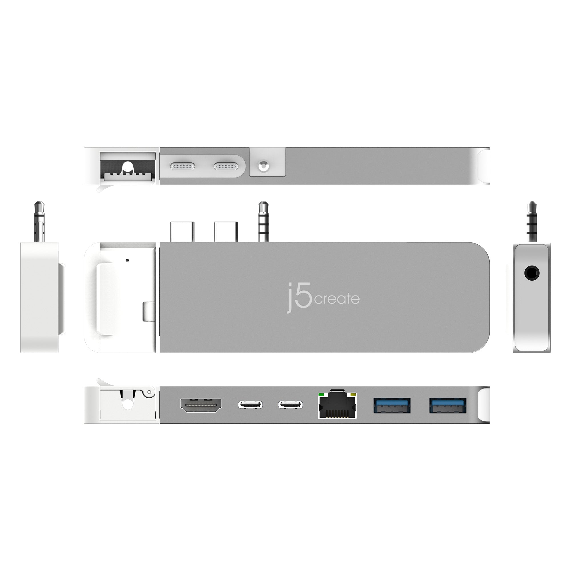 JCD395 USB4 MacBook Pro/Air専用 7in1 マルチアダプター – new-jp