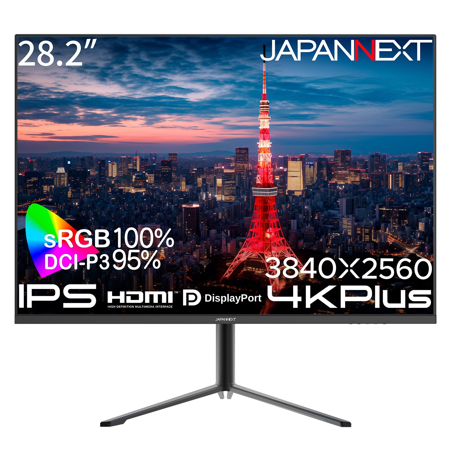 JAPANNEXT 28.2インチ IPSパネル搭載 4K Plus(3840x2560)解像度 液晶