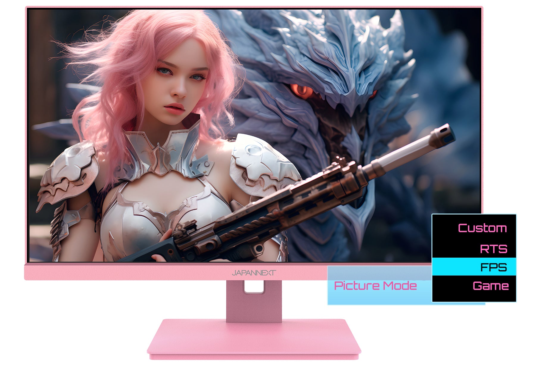 JAPANNEXT 23.8インチ IPS フルHD(1920x1080)ゲーミングモニター JN