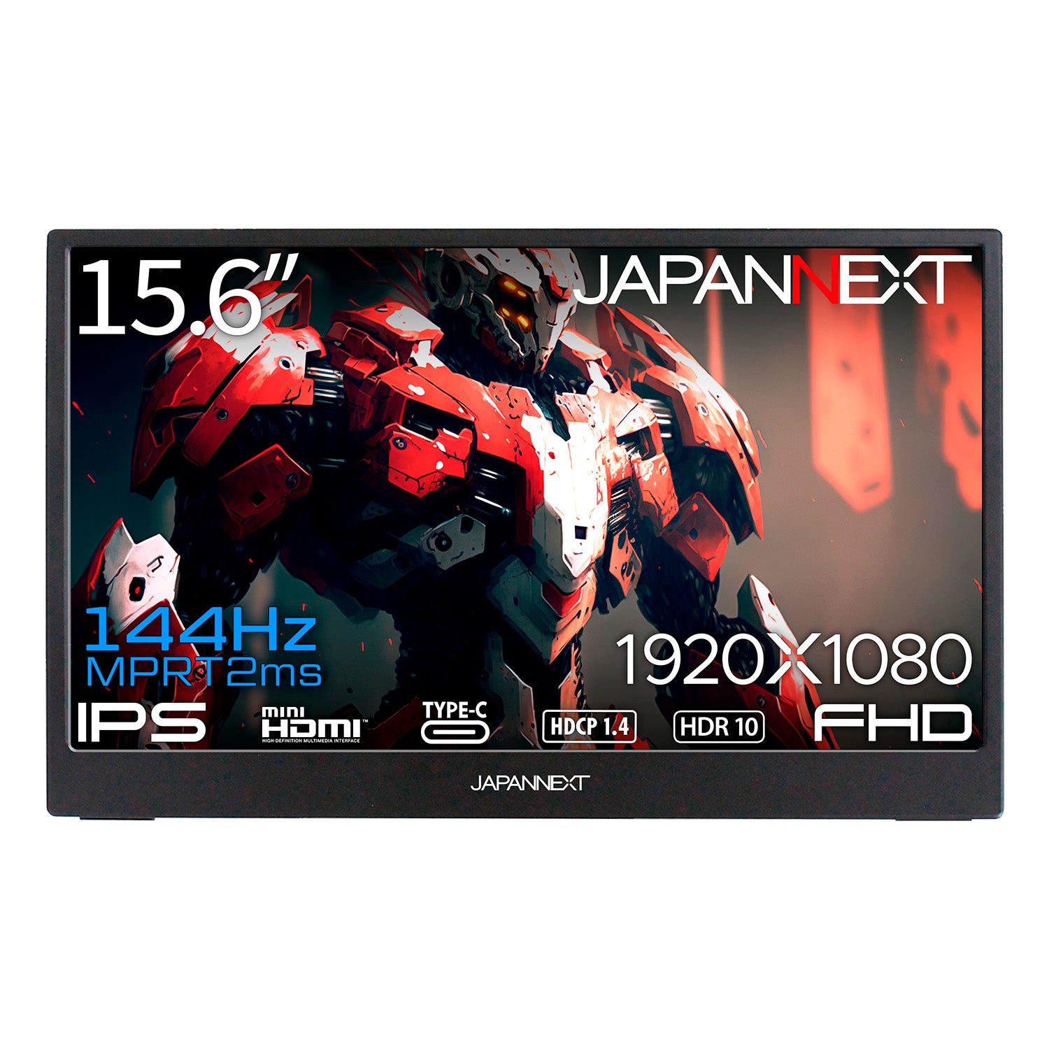 ECサイト限定】JAPANNEXT 15.6インチ IPSパネル搭載 144Hz対応 フルHD
