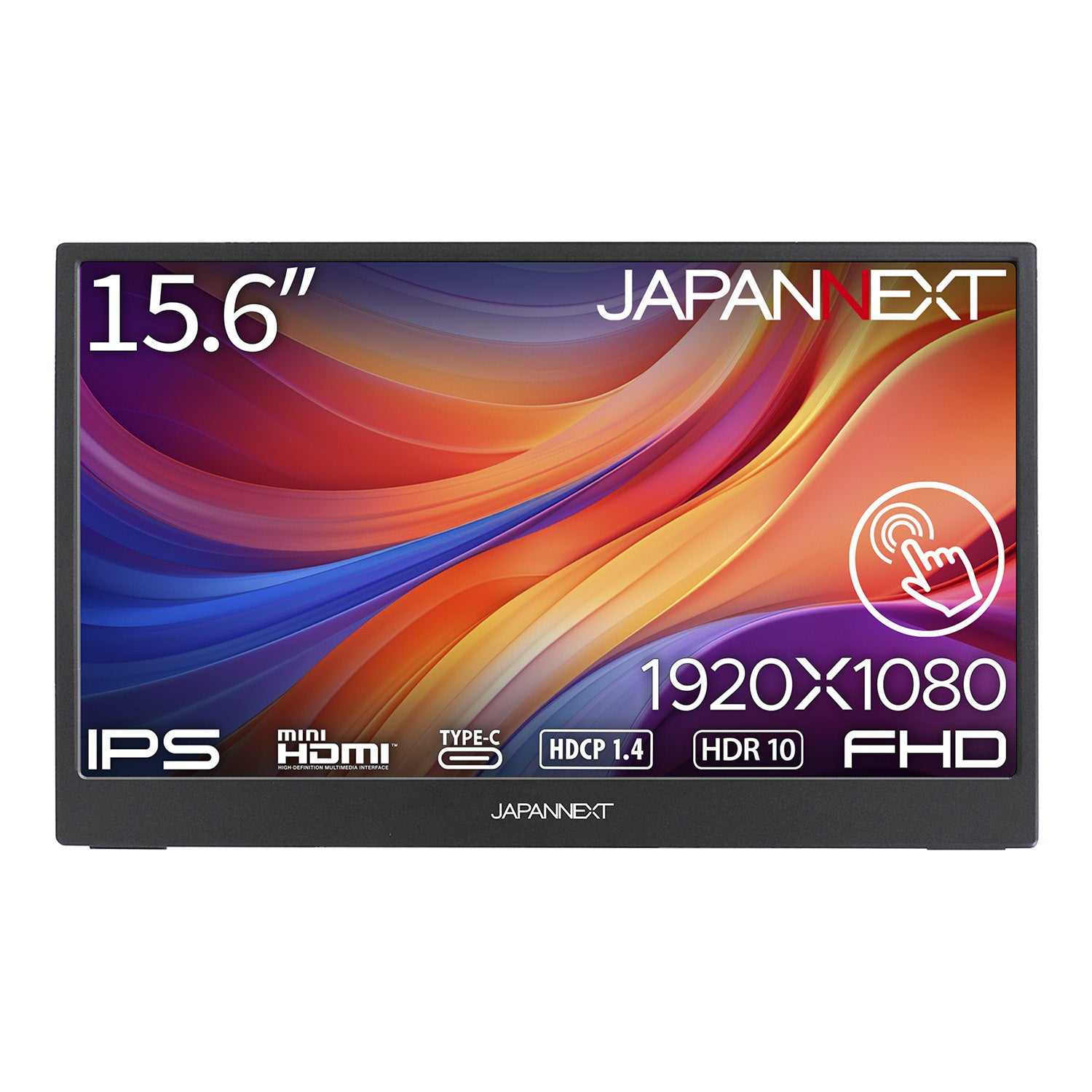 販路限定】JAPANNEXT IPSパネル搭載 マルチタッチ対応 フルHD