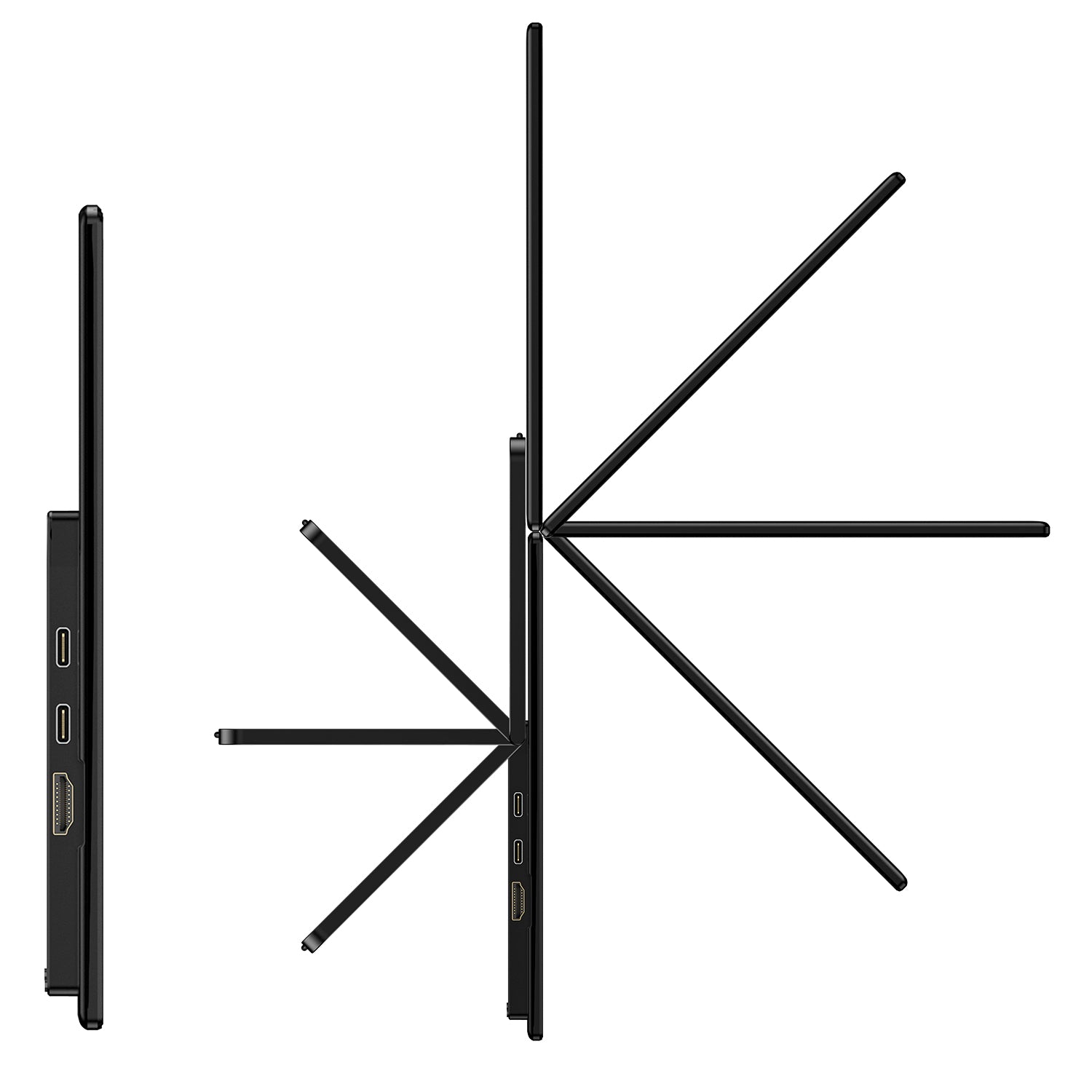 JAPANNEXT 15.6インチ IPSパネルx2搭載 フルHD(1920x1080)解像度