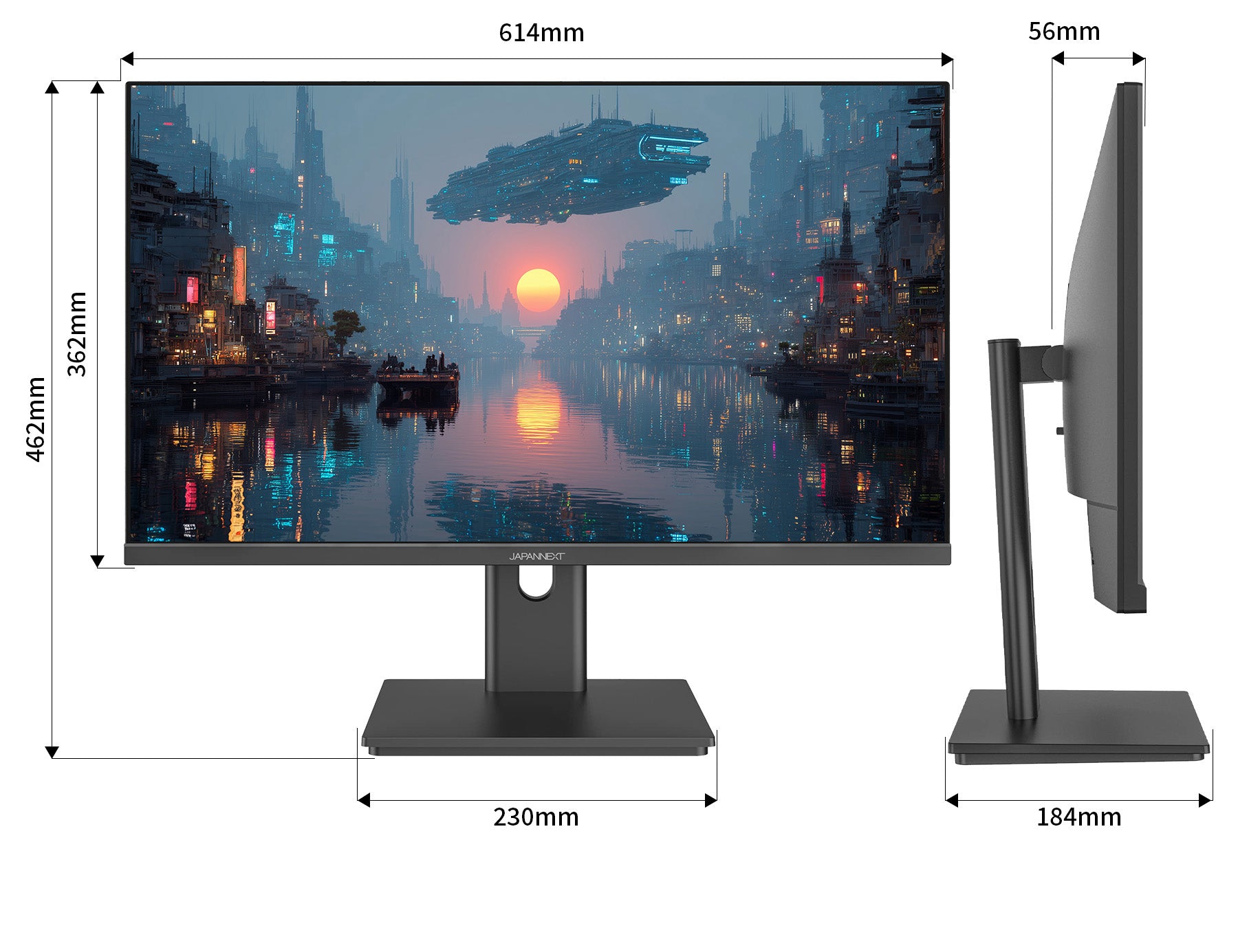 Amazon.co.jp限定】 JAPANNEXT 27インチ IPSパネル搭載 WQHD(2560x1440