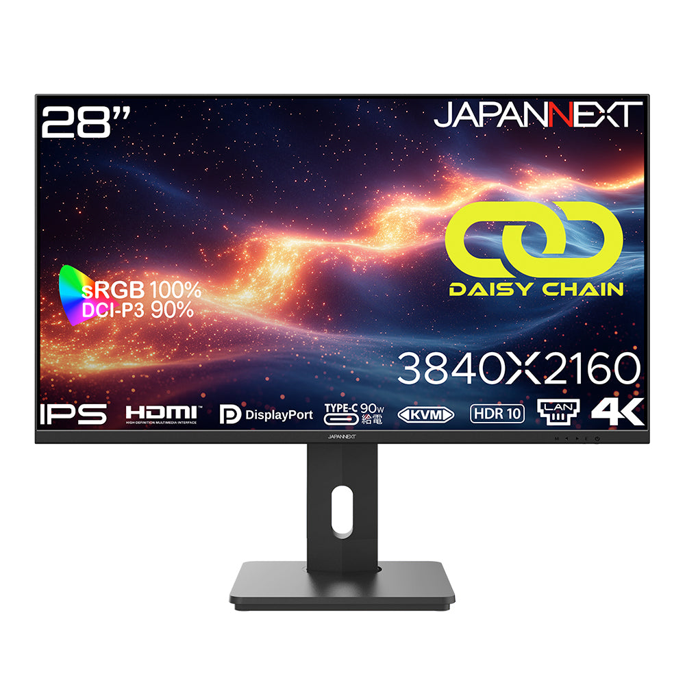 JAPANNEXT 28インチ IPSパネル搭載 4K(3840x2160)解像度 液晶モニター