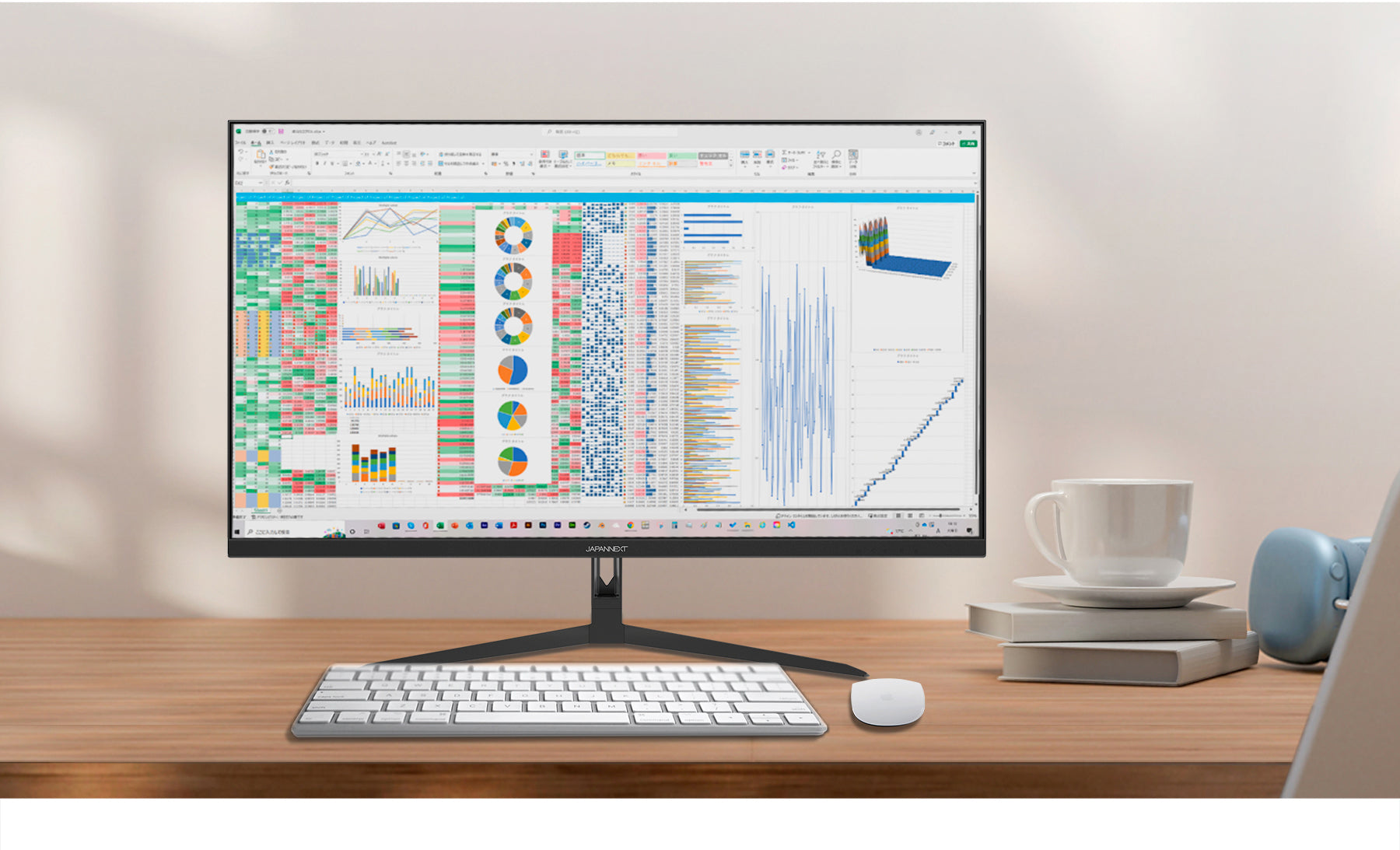 JAPANNEXT IPSパネル 31.5インチ WQHD(2560 x 1440) 液晶モニター JN