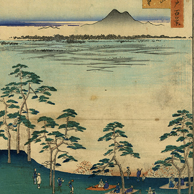 名所江戸百景一覧－銀座 秋華洞