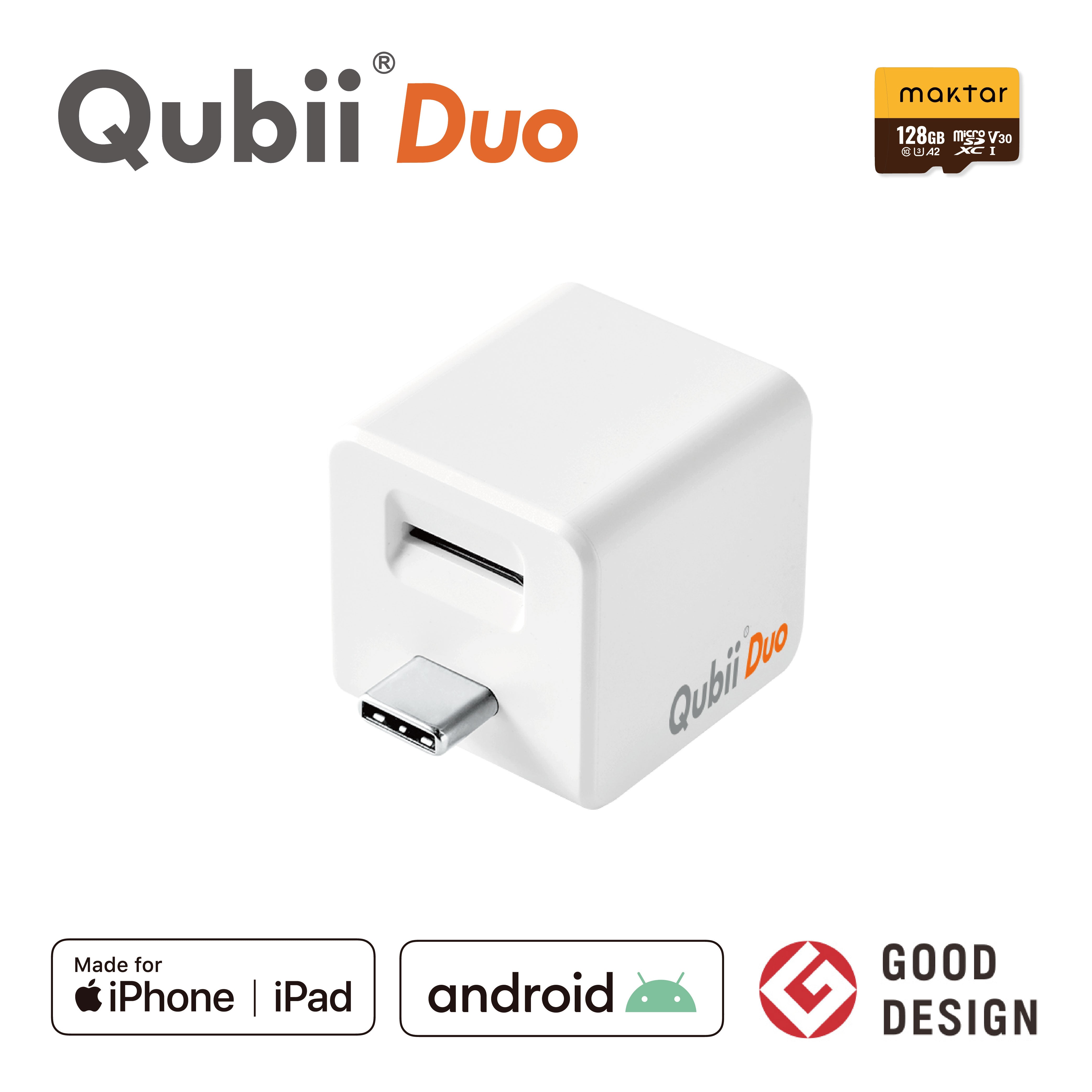 Qubii Duo（USBタイプC）- 128GB microSDセット – Maktar Japan