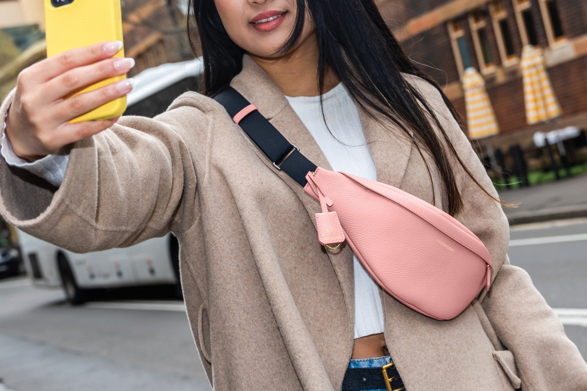 The Sling Bag - Graphite Grey – MAISON de SABRÉ