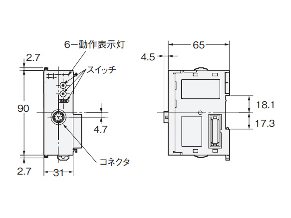 CJ1W-V680C11 | IDセンサユニット CJ1W-V680C11／V680C12 | オムロン