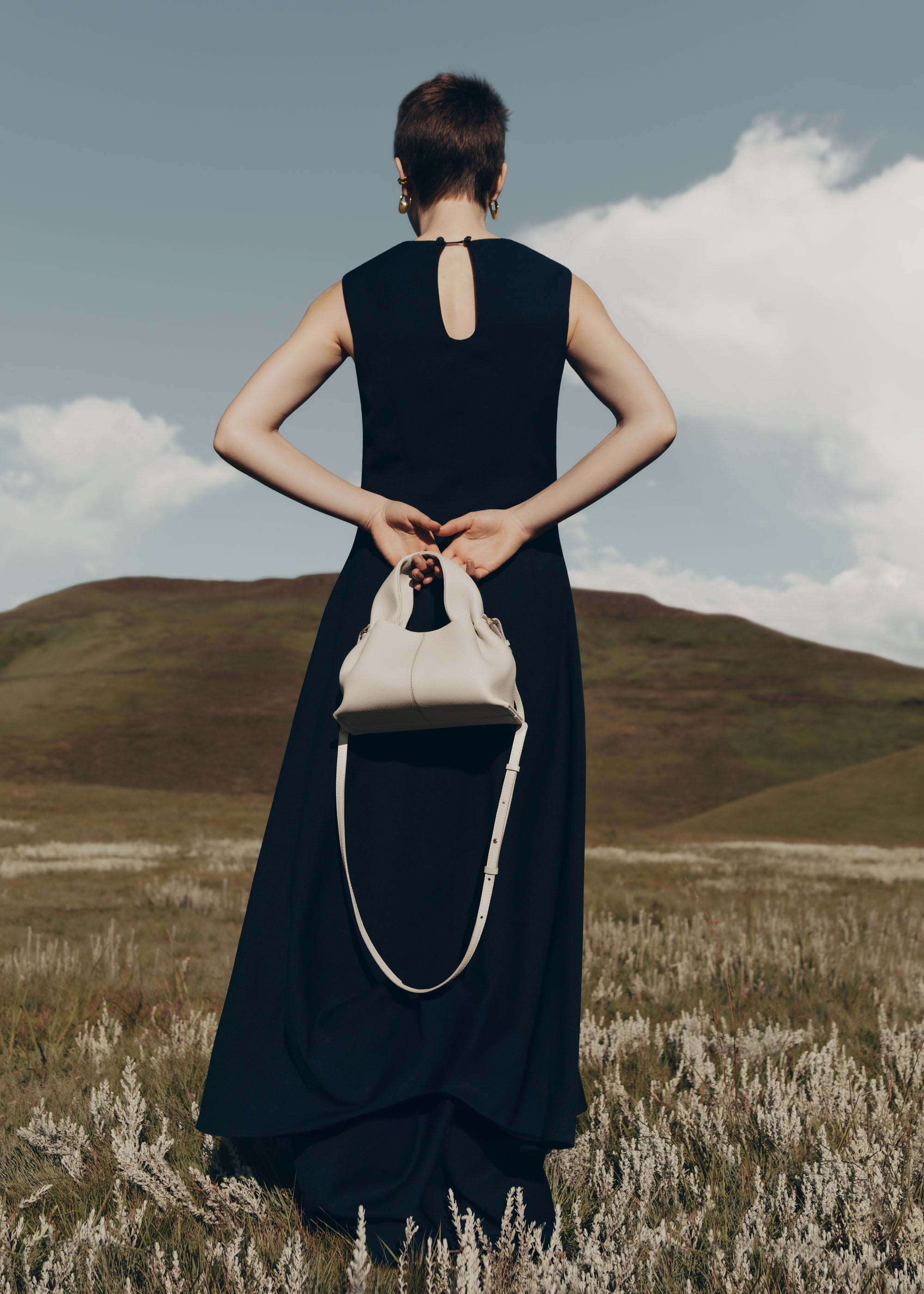 Polène | バッグ - Numéro Neuf Mini - チョーク テクスチャード