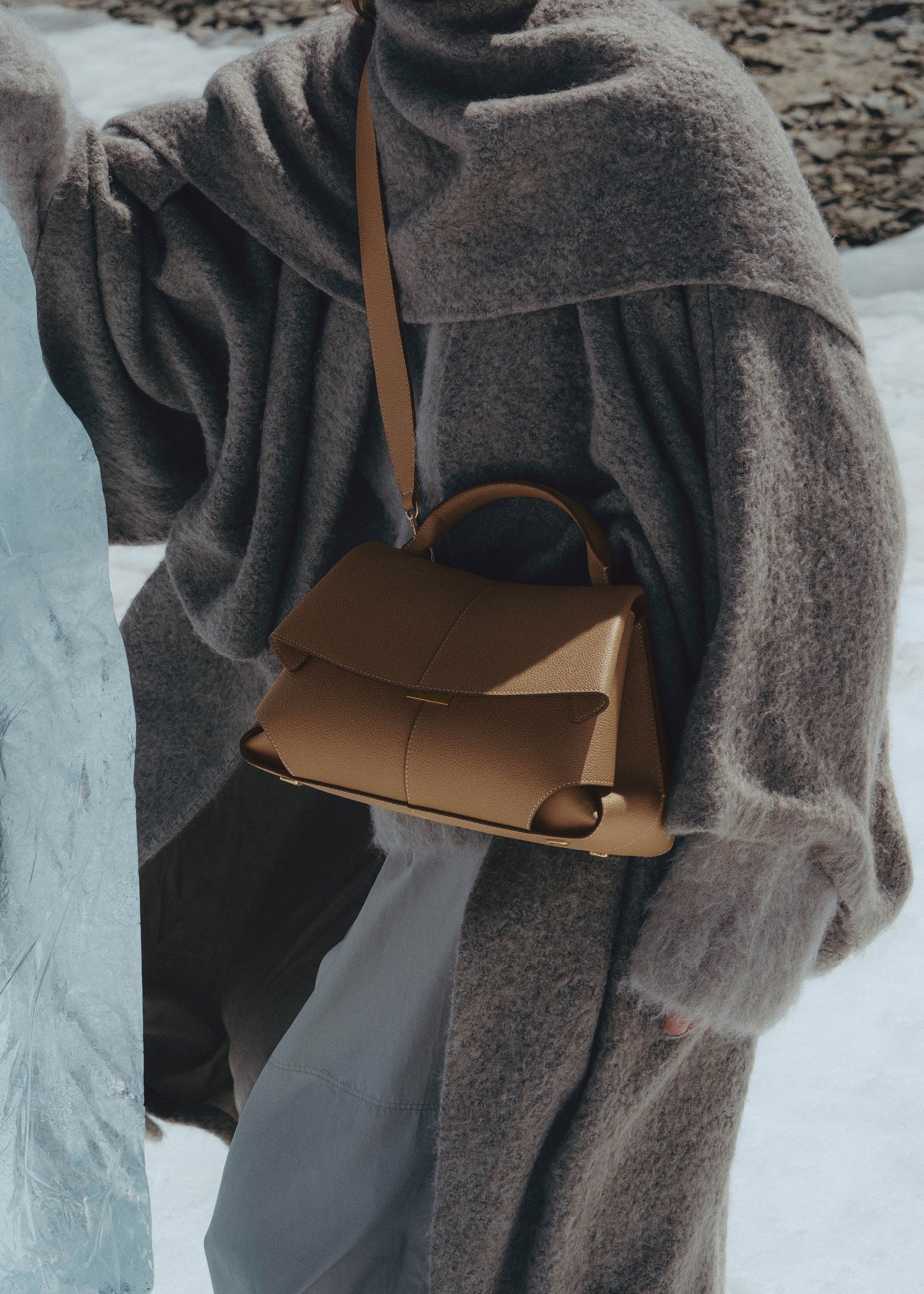 Polène | バッグ - Mokki - オークル テクスチャード