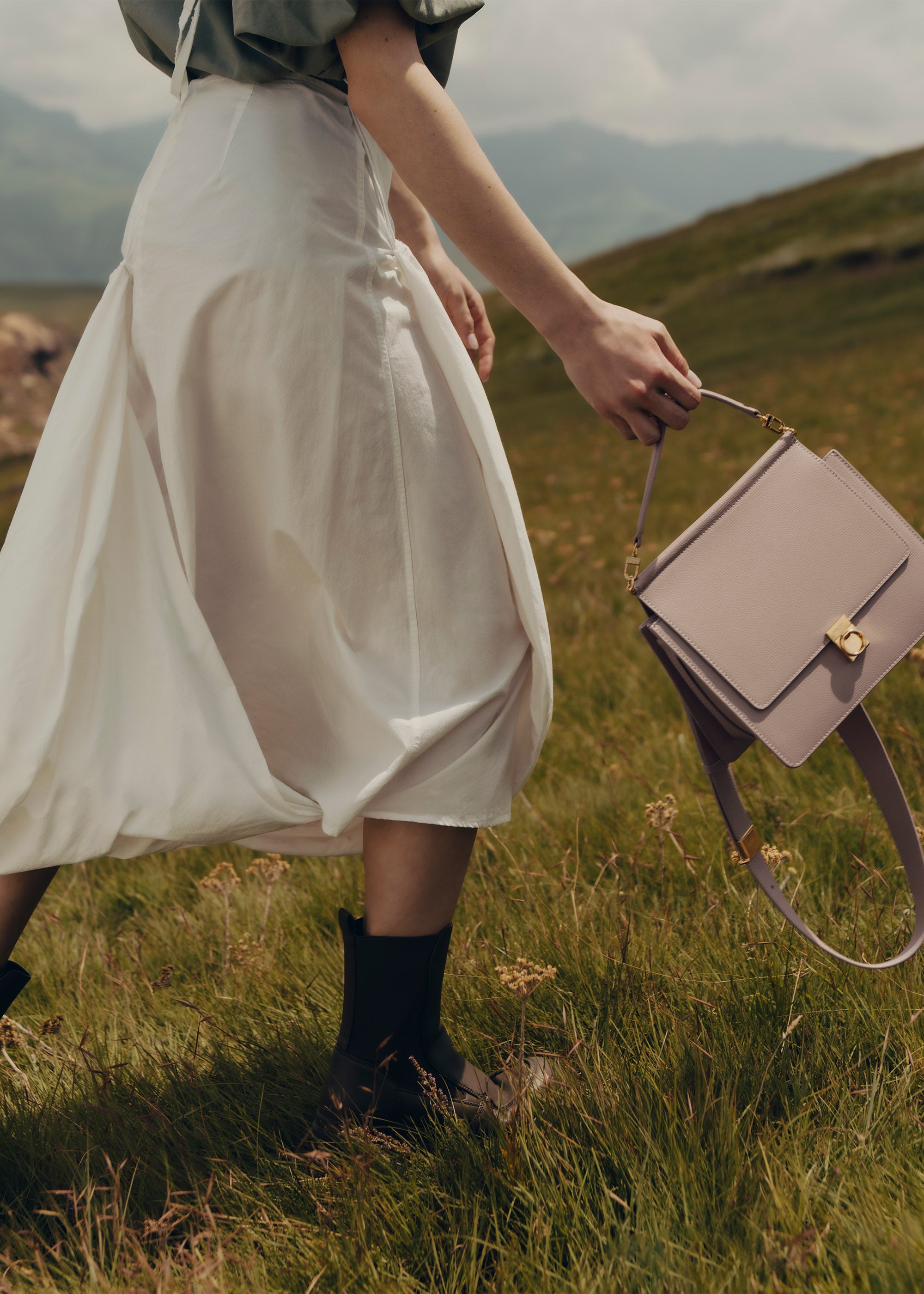 Polène | バッグ - Numéro Sept -トープ テクスチャード