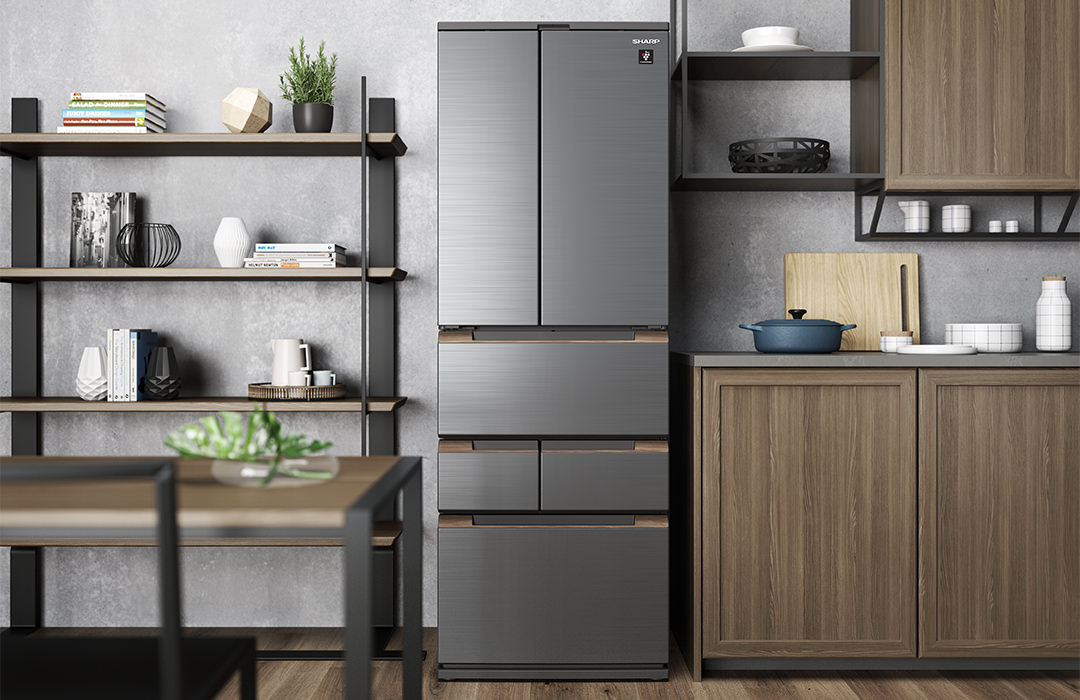 207取付無料！高性能SHARP 2022年製 スタイリッシュブラック冷蔵庫 207