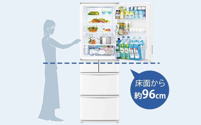 特長 | SJ-X417J | 冷蔵庫：シャープ